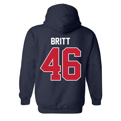 St. Johns - NCAA Baseball : Sean Britt - Classic Shersey Hooded Sweatshirt-1