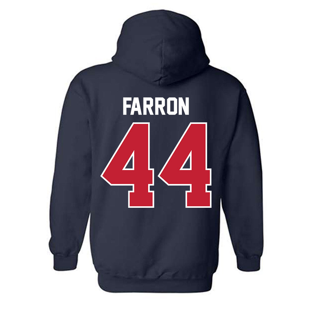 St. Johns - NCAA Men's Lacrosse : Ryan Farron - Classic Shersey Hooded Sweatshirt-1