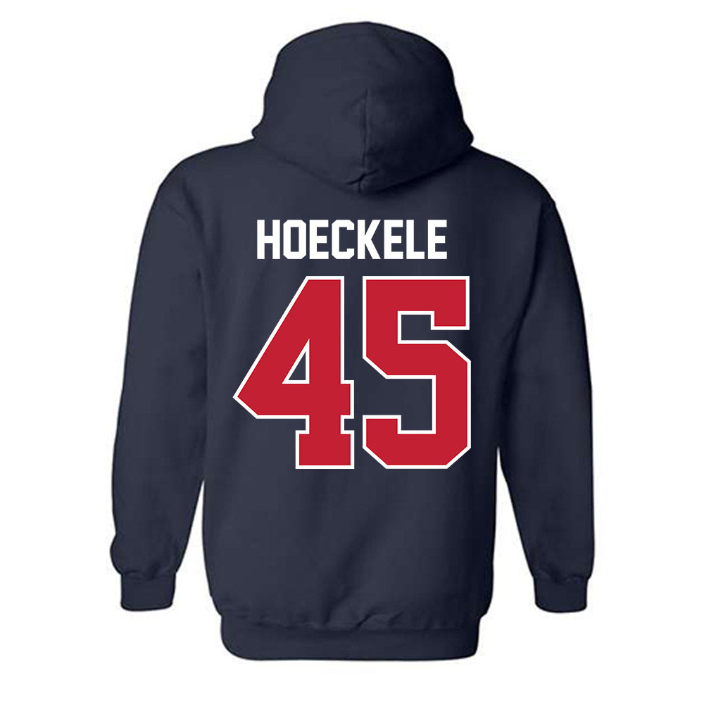 St. Johns - NCAA Baseball : Evan Hoeckele - Classic Shersey Hooded Sweatshirt-1