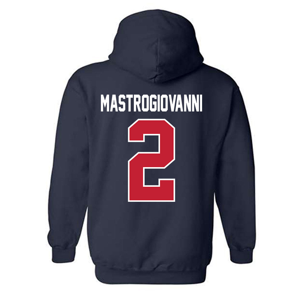 St. Johns - NCAA Men's Lacrosse : Luke Mastrogiovanni - Classic Shersey Hooded Sweatshirt-1