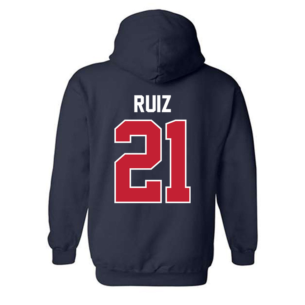 St. Johns - NCAA Baseball : Jacob Ruiz - Classic Shersey Hooded Sweatshirt-1