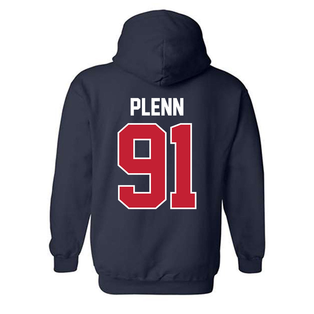 St. Johns - NCAA Men's Lacrosse : Noah Plenn - Classic Shersey Hooded Sweatshirt-1