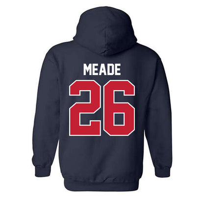 St. Johns - NCAA Men's Lacrosse : Tyson Meade - Classic Shersey Hooded Sweatshirt-1
