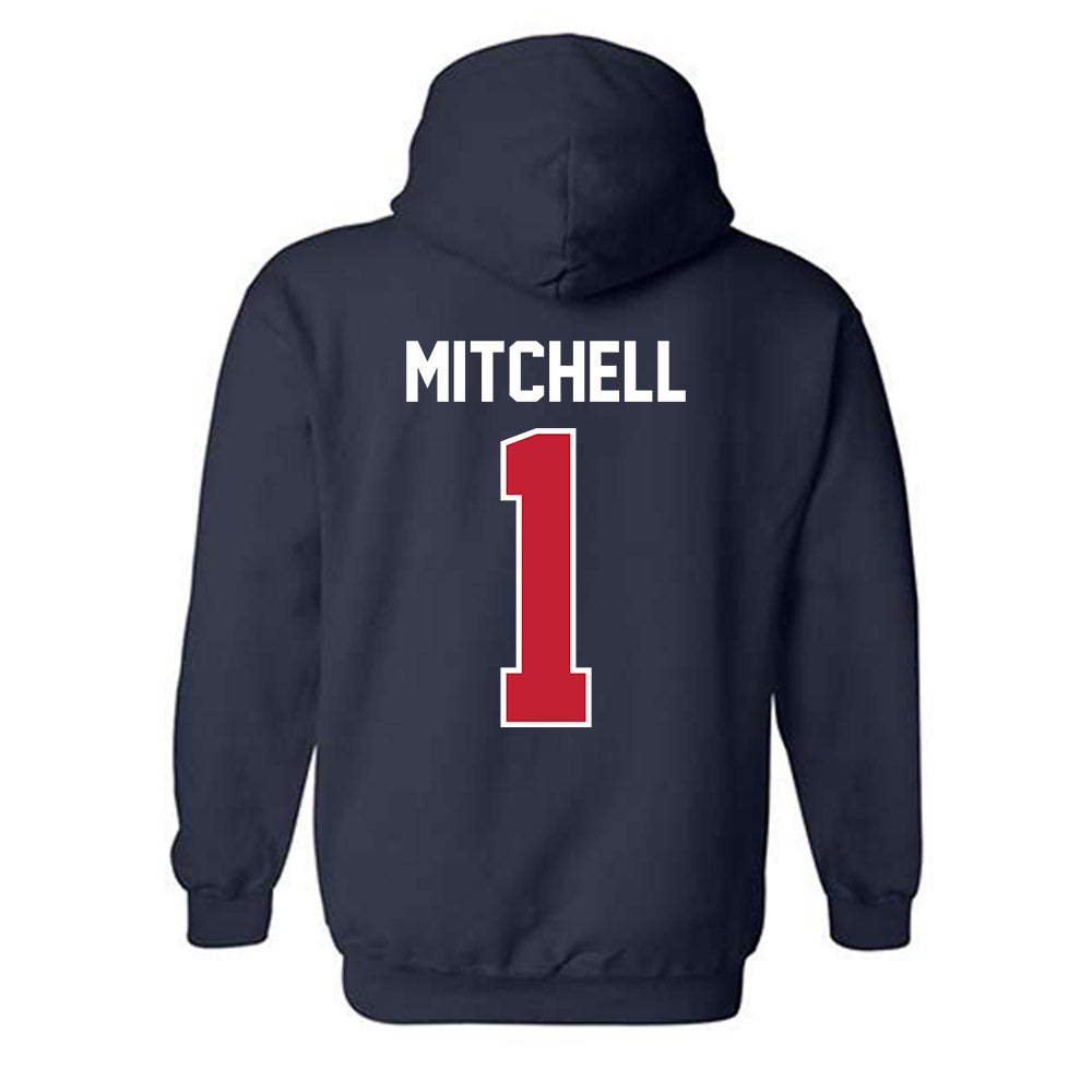 St. Johns - NCAA Men's Basketball : Dillon Mitchell - Classic Shersey Hooded Sweatshirt-1
