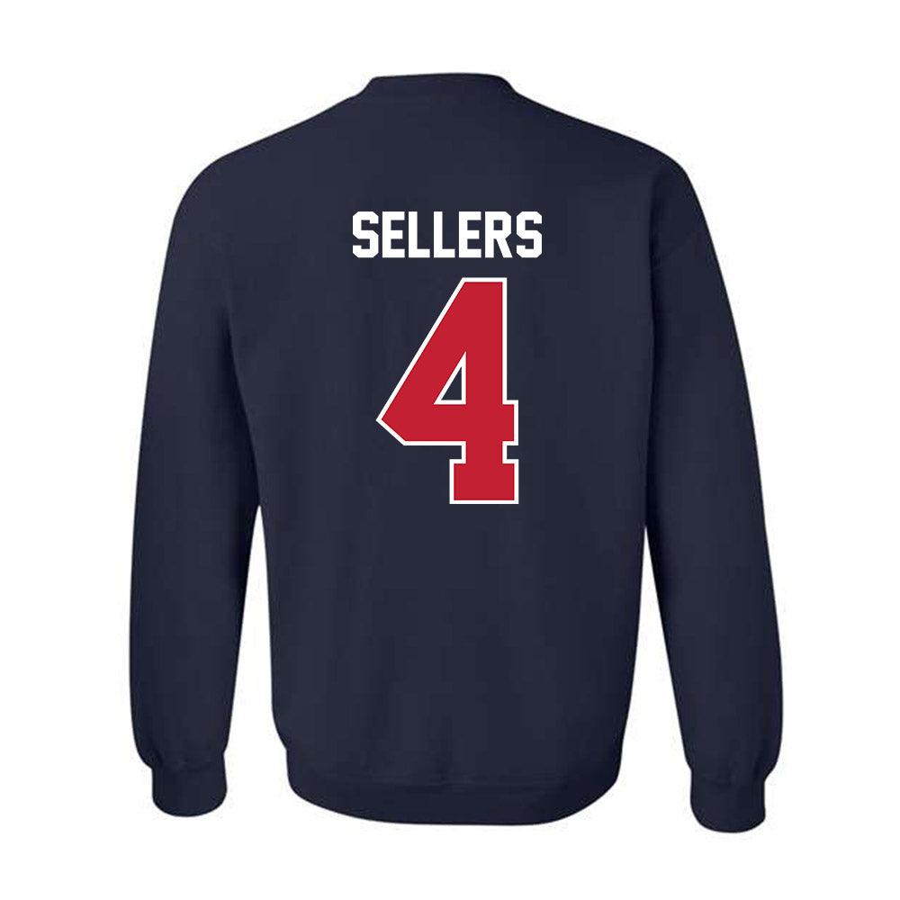 St. Johns - NCAA Men's Basketball : Oziyah Sellers - Classic Shersey Crewneck Sweatshirt-1