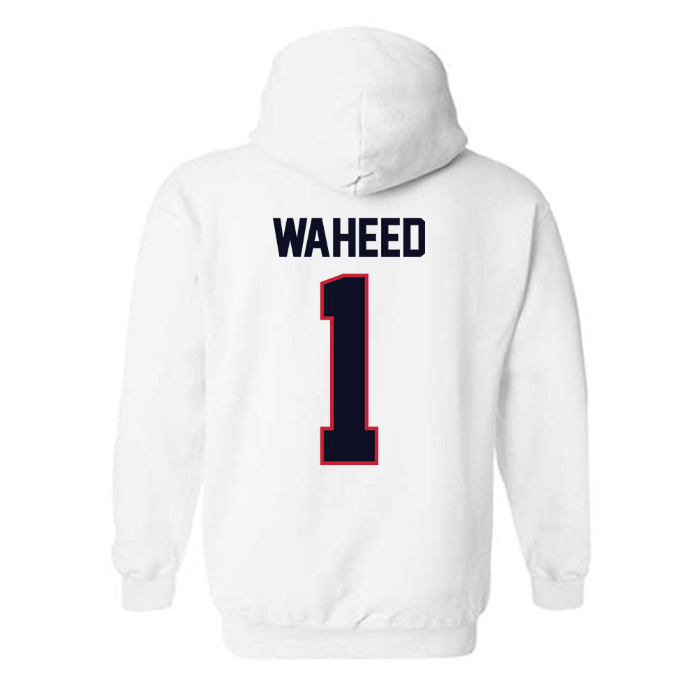 St. Johns - NCAA Women's Basketball : Beautiful Waheed - Classic Shersey Hooded Sweatshirt-1