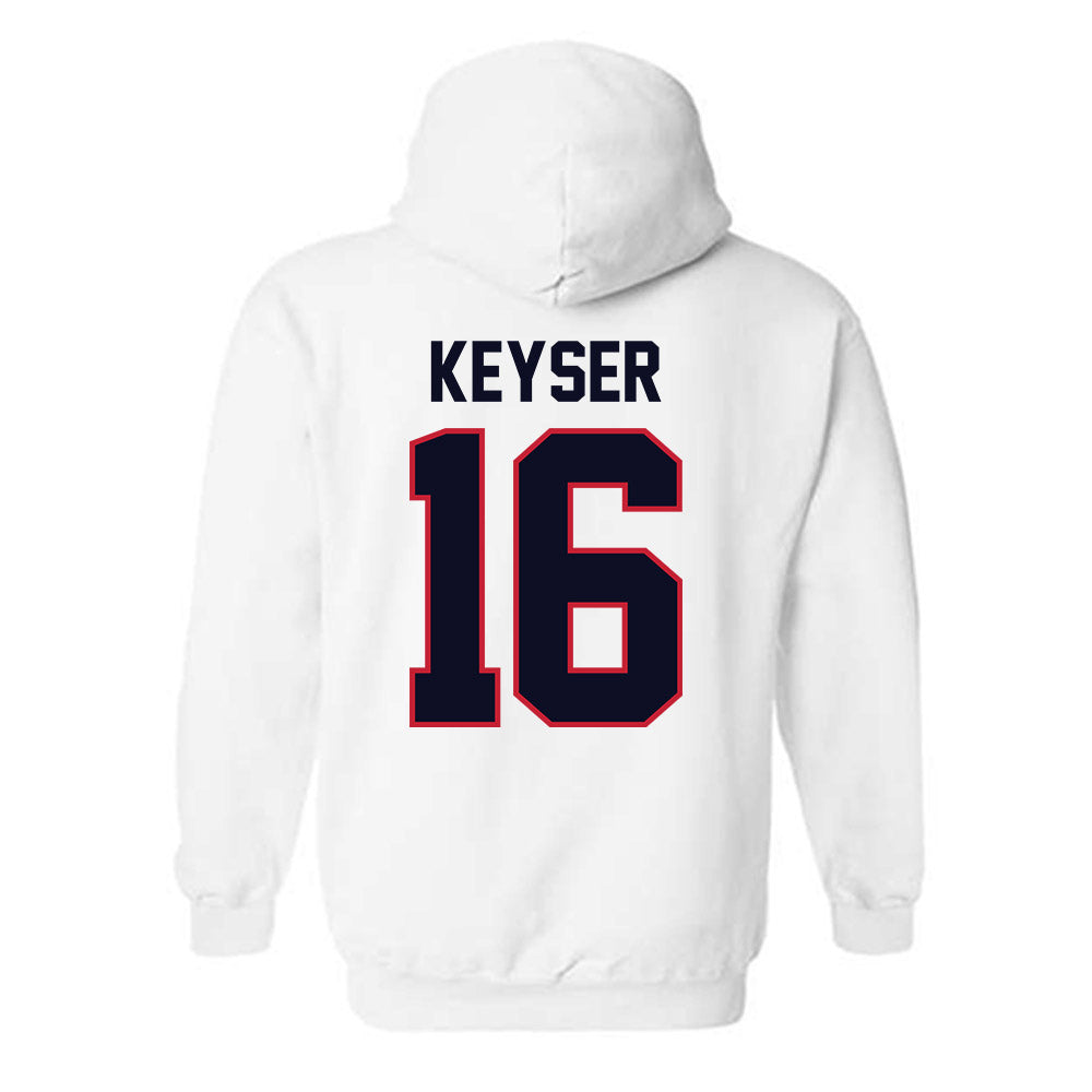 St. Johns - NCAA Men's Lacrosse : Maclin Keyser - Classic Shersey Hooded Sweatshirt-1