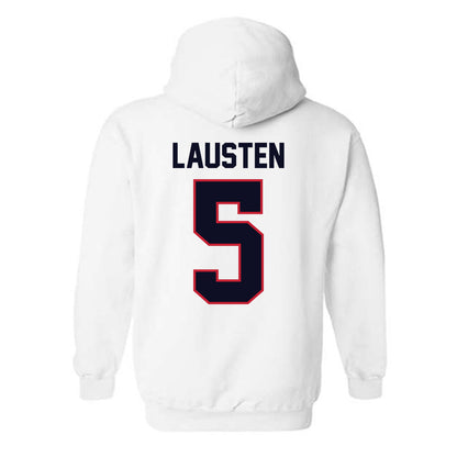 St. Johns - NCAA Baseball : Aj Lausten - Classic Shersey Hooded Sweatshirt-1