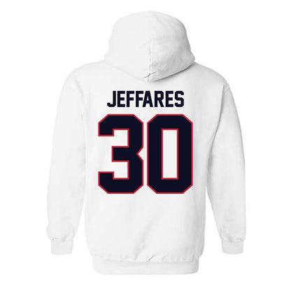 St. Johns - NCAA Men's Lacrosse : AJ Jeffares - Classic Shersey Hooded Sweatshirt-1