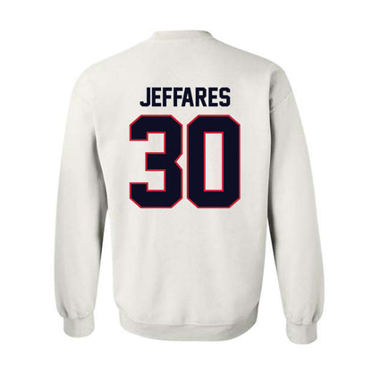St. Johns - NCAA Men's Lacrosse : AJ Jeffares - Classic Shersey Crewneck Sweatshirt-1