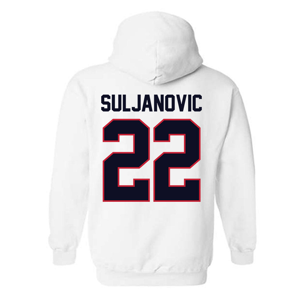 St. Johns - NCAA Men's Basketball : Imran Suljanovic - Classic Shersey Hooded Sweatshirt-1