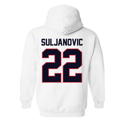 St. Johns - NCAA Men's Basketball : Imran Suljanovic - Classic Shersey Hooded Sweatshirt-1