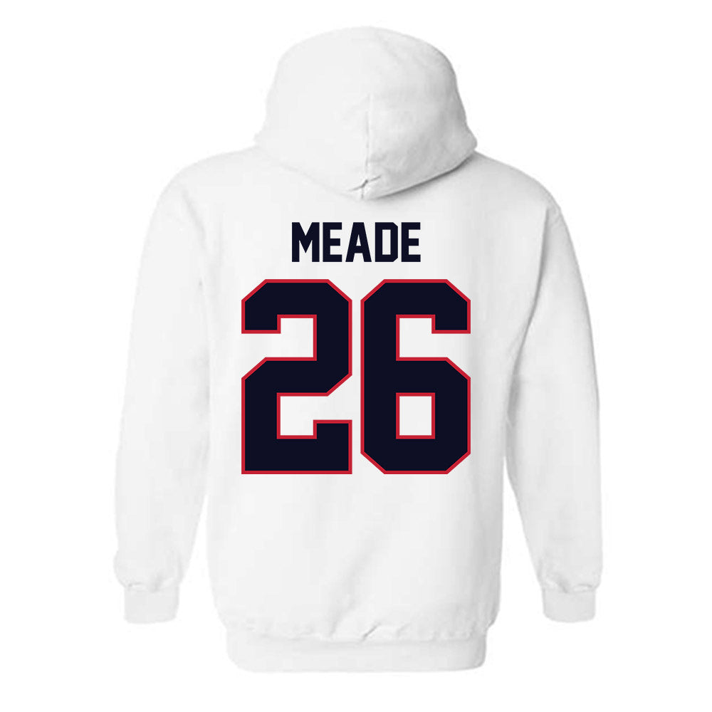 St. Johns - NCAA Men's Lacrosse : Tyson Meade - Classic Shersey Hooded Sweatshirt-1