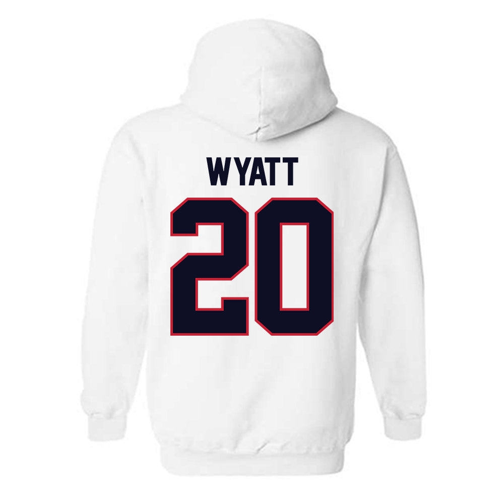 St. Johns - NCAA Women's Basketball : Sa'Mya Wyatt - Classic Shersey Hooded Sweatshirt-1