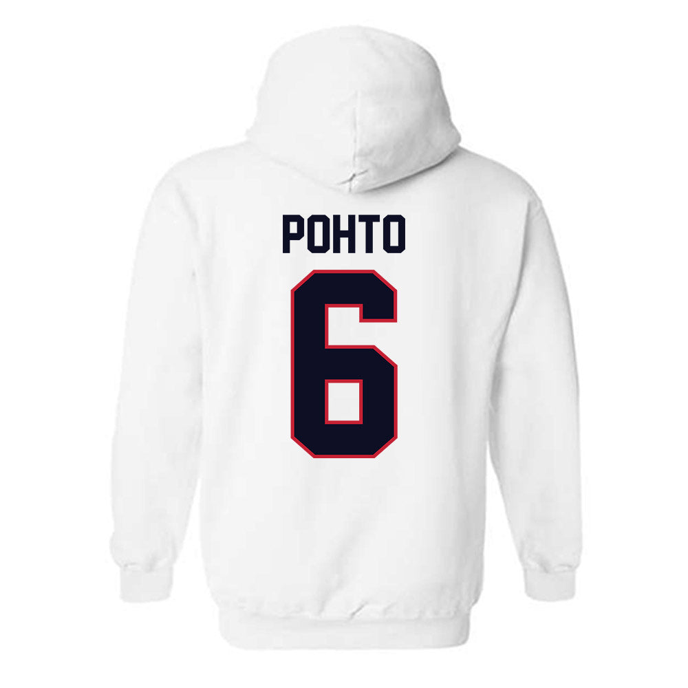 St. Johns - NCAA Men's Basketball : Casper Pohto - Classic Shersey Hooded Sweatshirt-1