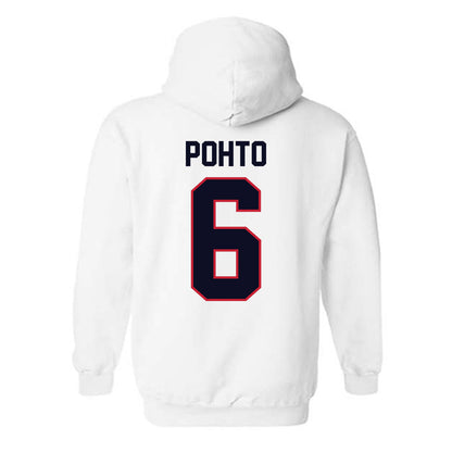 St. Johns - NCAA Men's Basketball : Casper Pohto - Classic Shersey Hooded Sweatshirt-1
