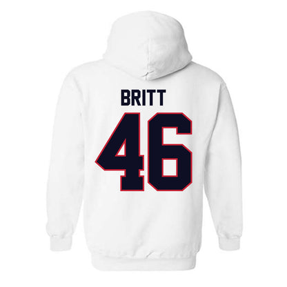 St. Johns - NCAA Baseball : Sean Britt - Classic Shersey Hooded Sweatshirt-1
