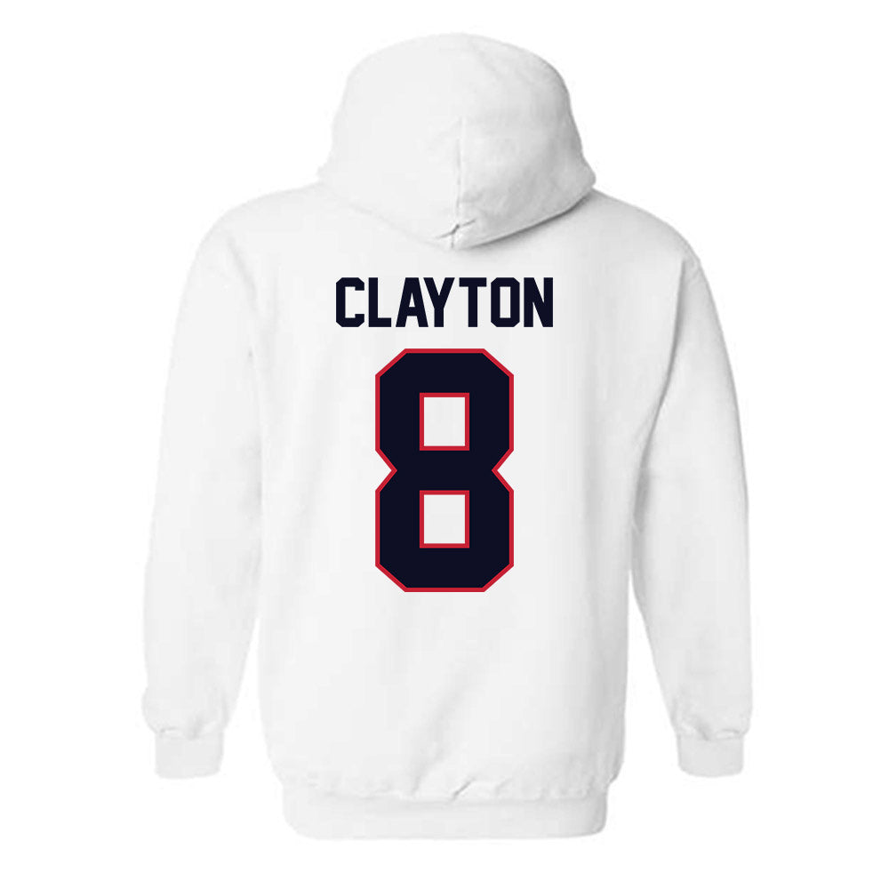 St. Johns - NCAA Women's Volleyball : Shiloh Clayton - Classic Shersey Hooded Sweatshirt-1