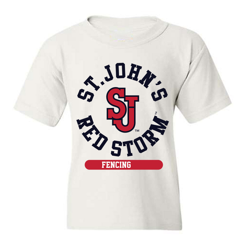St. Johns - NCAA Women's Fencing : Anastasiia Kudierova - Classic Shersey Youth T-Shirt-0