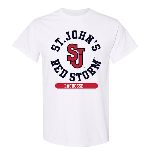 St. Johns - NCAA Men's Lacrosse : Wade Bryan - Classic Shersey T-Shirt-0