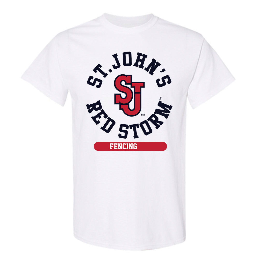 St. Johns - NCAA Women's Fencing : Anastasiia Kudierova - Classic Shersey T-Shirt-0