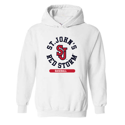 St. Johns - NCAA Baseball : Conor Burns - Classic Shersey Hooded Sweatshirt