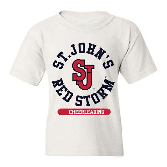 St. Johns - NCAA Cheerleading : Amanda Erlichman - Classic Shersey Youth T-Shirt-0