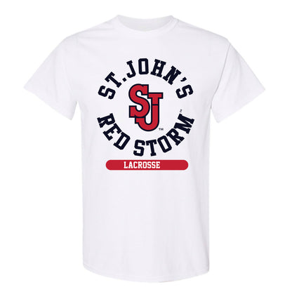 St. Johns - NCAA Men's Lacrosse : AJ Jeffares - Classic Shersey T-Shirt-0