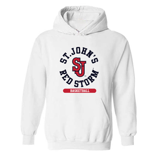 St. Johns - NCAA Women's Basketball : Janeya Grant - Classic Shersey Hooded Sweatshirt-0