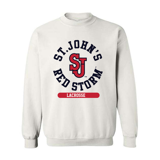 St. Johns - NCAA Men's Lacrosse : Wyatt Maguire - Classic Shersey Crewneck Sweatshirt-0