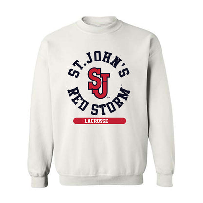 St. Johns - NCAA Men's Lacrosse : Jayson Cardenas - Classic Shersey Crewneck Sweatshirt-0