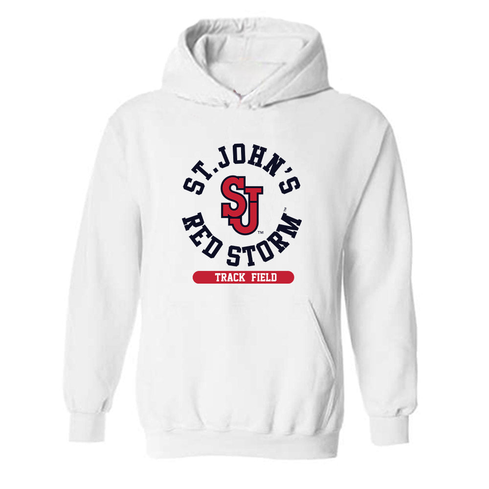 St. Johns - NCAA Women's Track & Field : Mia Torres - Classic Shersey Hooded Sweatshirt-0