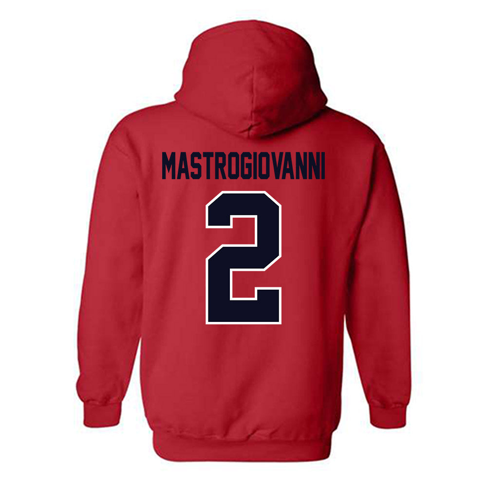 St. Johns - NCAA Men's Lacrosse : Luke Mastrogiovanni - Classic Shersey Hooded Sweatshirt-1