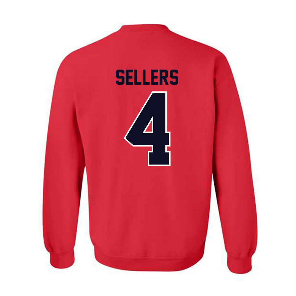 St. Johns - NCAA Men's Basketball : Oziyah Sellers - Classic Shersey Crewneck Sweatshirt-1