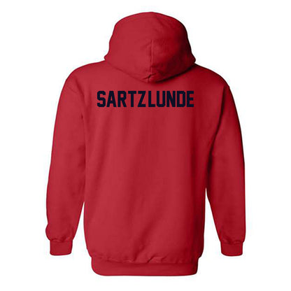 St. Johns - NCAA Women's Tennis : Nicoline Sartz-Lunde - Classic Shersey Hooded Sweatshirt