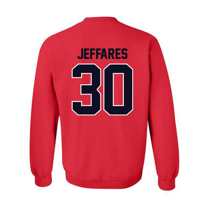 St. Johns - NCAA Men's Lacrosse : AJ Jeffares - Classic Shersey Crewneck Sweatshirt-1