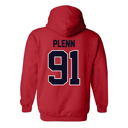 St. Johns - NCAA Men's Lacrosse : Noah Plenn - Classic Shersey Hooded Sweatshirt-1