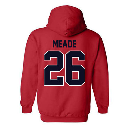 St. Johns - NCAA Men's Lacrosse : Tyson Meade - Classic Shersey Hooded Sweatshirt-1