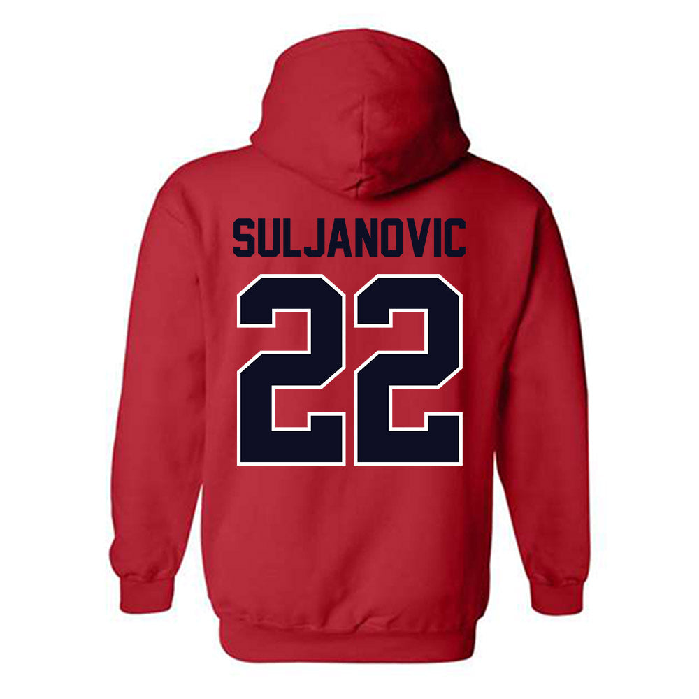 St. Johns - NCAA Men's Basketball : Imran Suljanovic - Classic Shersey Hooded Sweatshirt-1