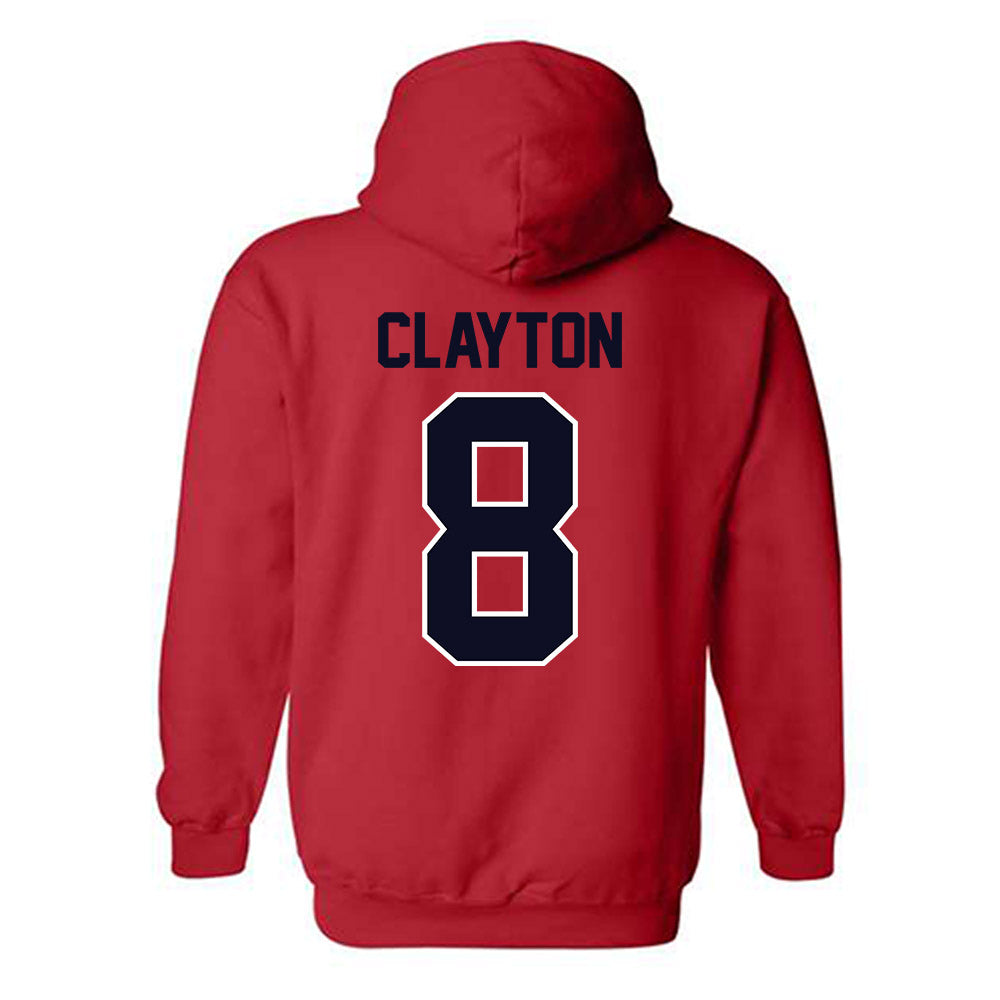 St. Johns - NCAA Women's Volleyball : Shiloh Clayton - Classic Shersey Hooded Sweatshirt-1