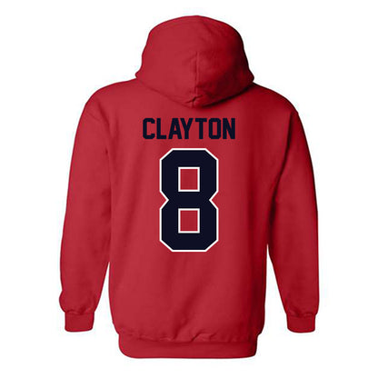 St. Johns - NCAA Women's Volleyball : Shiloh Clayton - Classic Shersey Hooded Sweatshirt-1