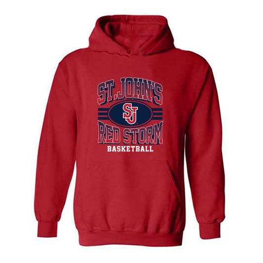 St. Johns - NCAA Men's Basketball : Kelvin Odih - Classic Shersey Hooded Sweatshirt-0