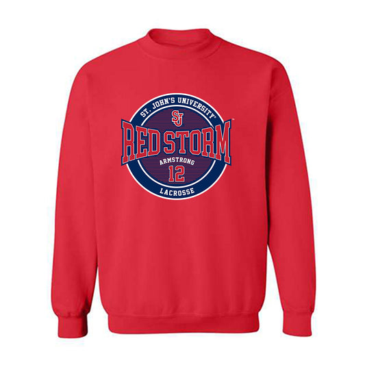 St. Johns - NCAA Men's Lacrosse : Dane Armstrong - Classic Fashion Shersey Crewneck Sweatshirt