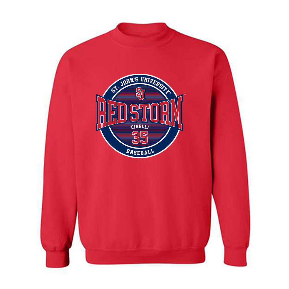 St. Johns - NCAA Baseball : Nick Cirelli - Classic Fashion Shersey Crewneck Sweatshirt