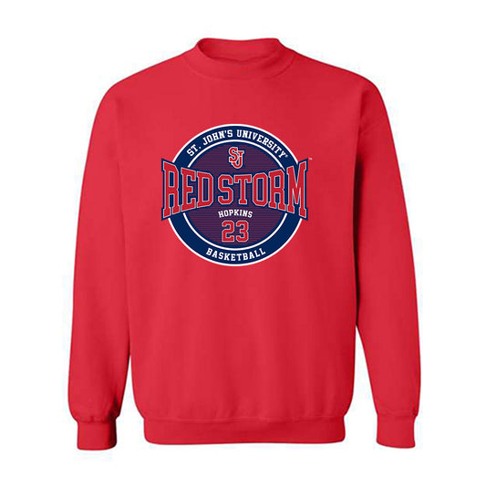 St. Johns - NCAA Men's Basketball : Bryce Hopkins - Classic Fashion Shersey Crewneck Sweatshirt-0