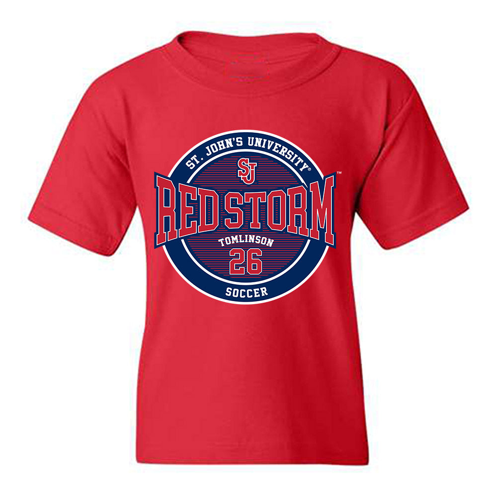 St. Johns - NCAA Men's Soccer : Kaief Tomlinson - Classic Fashion Shersey Youth T-Shirt-0