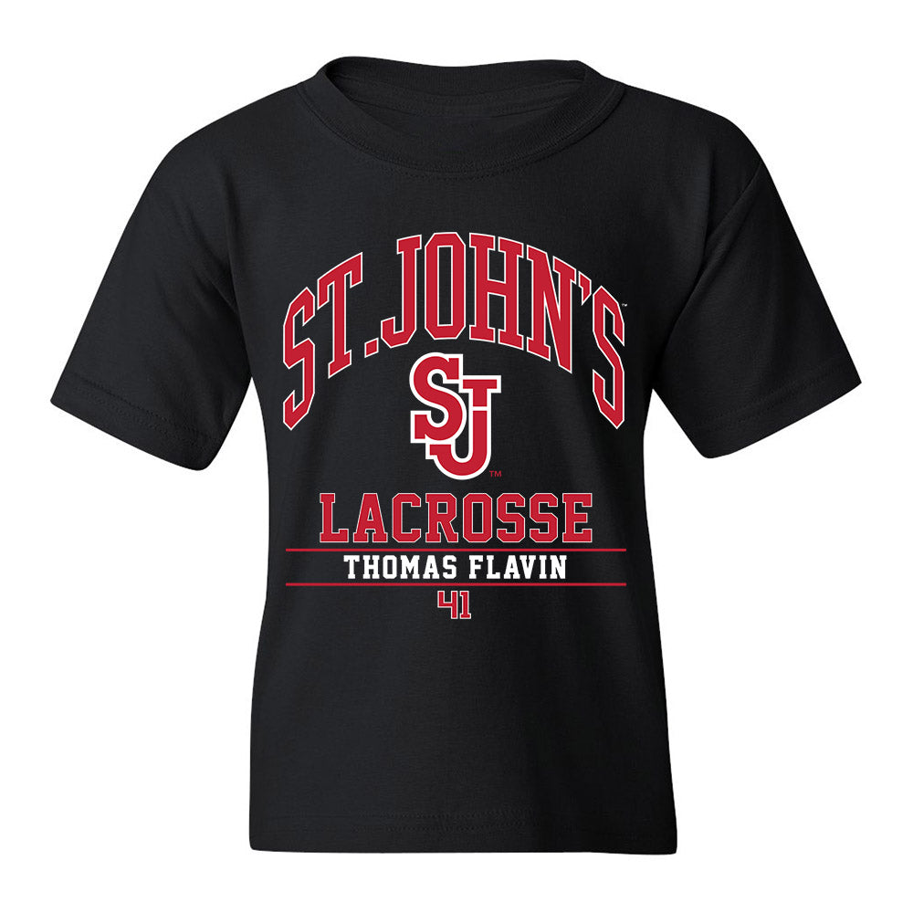 St. Johns - NCAA Men's Lacrosse : Thomas Flavin - Classic Fashion Shersey Youth T-Shirt