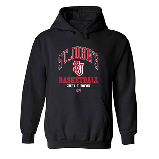 St. Johns - NCAA Men's Basketball : Zuby Ejiofor - Classic Fashion Shersey Hooded Sweatshirt