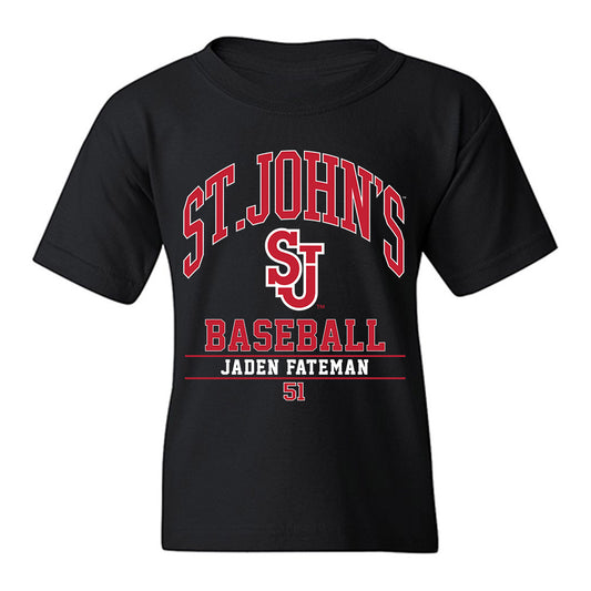 St. Johns - NCAA Baseball : Jaden Fateman - Classic Fashion Shersey Youth T-Shirt-0