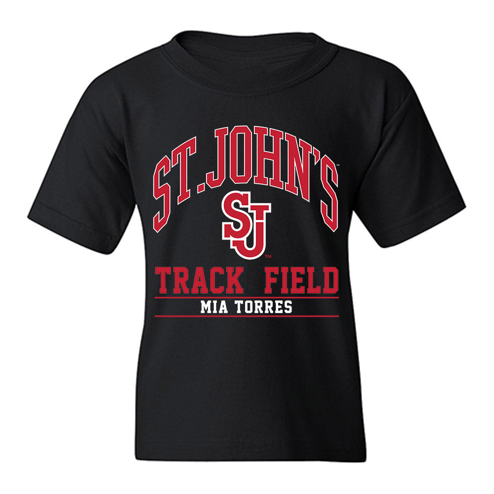 St. Johns - NCAA Women's Track & Field : Mia Torres - Classic Fashion Shersey Youth T-Shirt-0